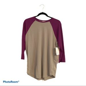 NWT LuLaRoe Randy Baseball T-Shirt (Large)